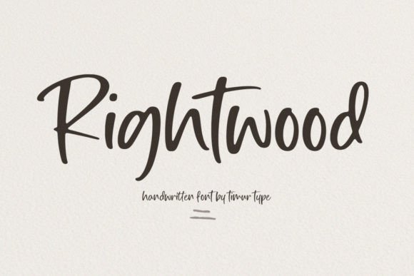 Rightwood Free Fonts