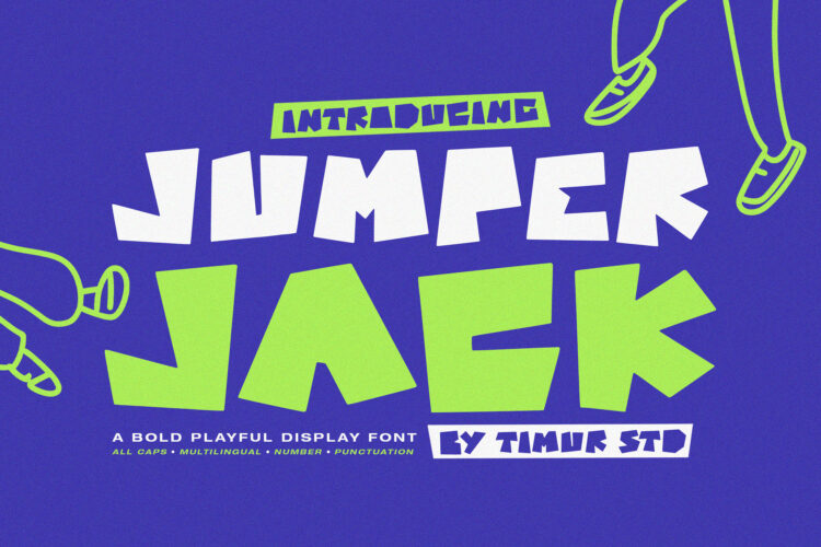 Jumper Jack - Bold Playful Display Font