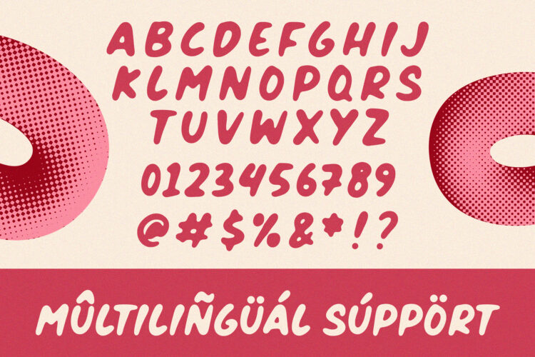 Supreme Donuts - Playful Display Font - Image 6