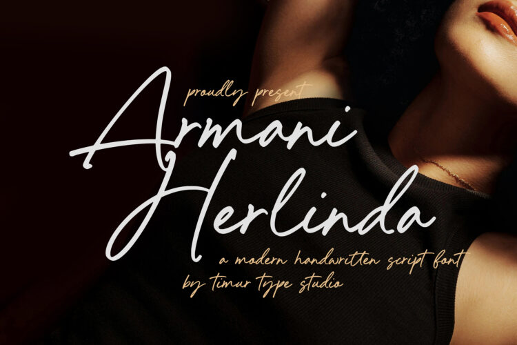 Armani Herlinda - Modern Handwritten Script Font