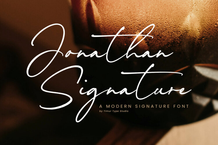 Jonathan Signature - Modern Signature Font