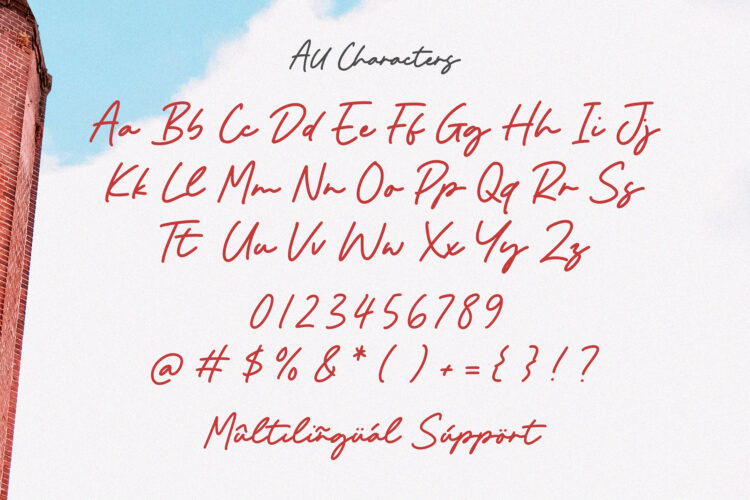 American Diamond - Modern Handwritten Script Font - Image 6