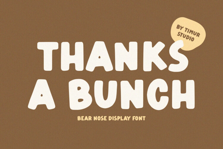 Bear Nose - Bold Display Handwritten Font - Image 7