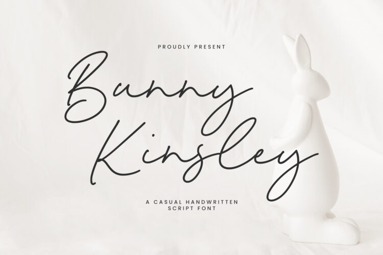Bunny Kinsley - Casual Handwritten Script Font