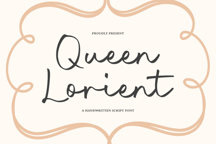 Queen Lorient - Handwritten Script Font