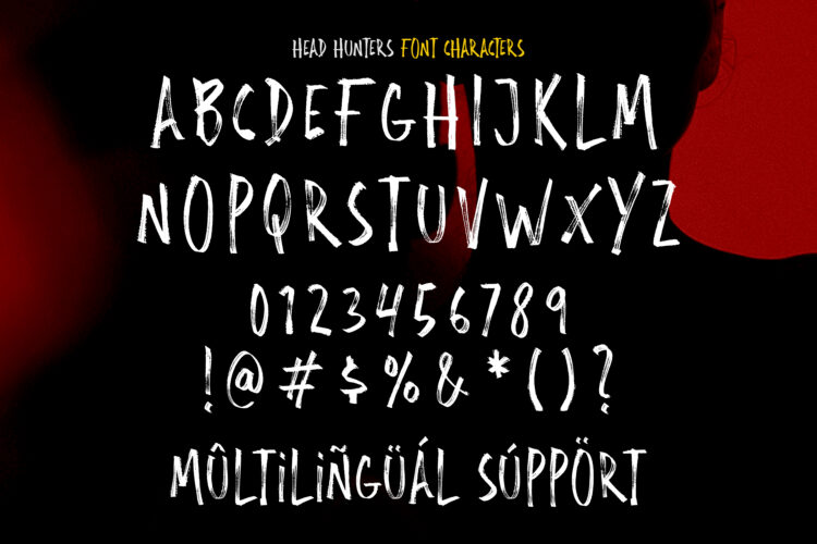 Head Hunters - Hand-Brushed Font - Image 6