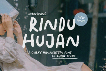 Rindu Hujan - Quirky Handwritten Font