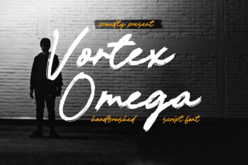 Vortex Omega - Handbrushed Script Font