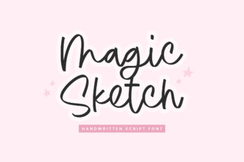 Magic Sketch - Handwritten Script Font