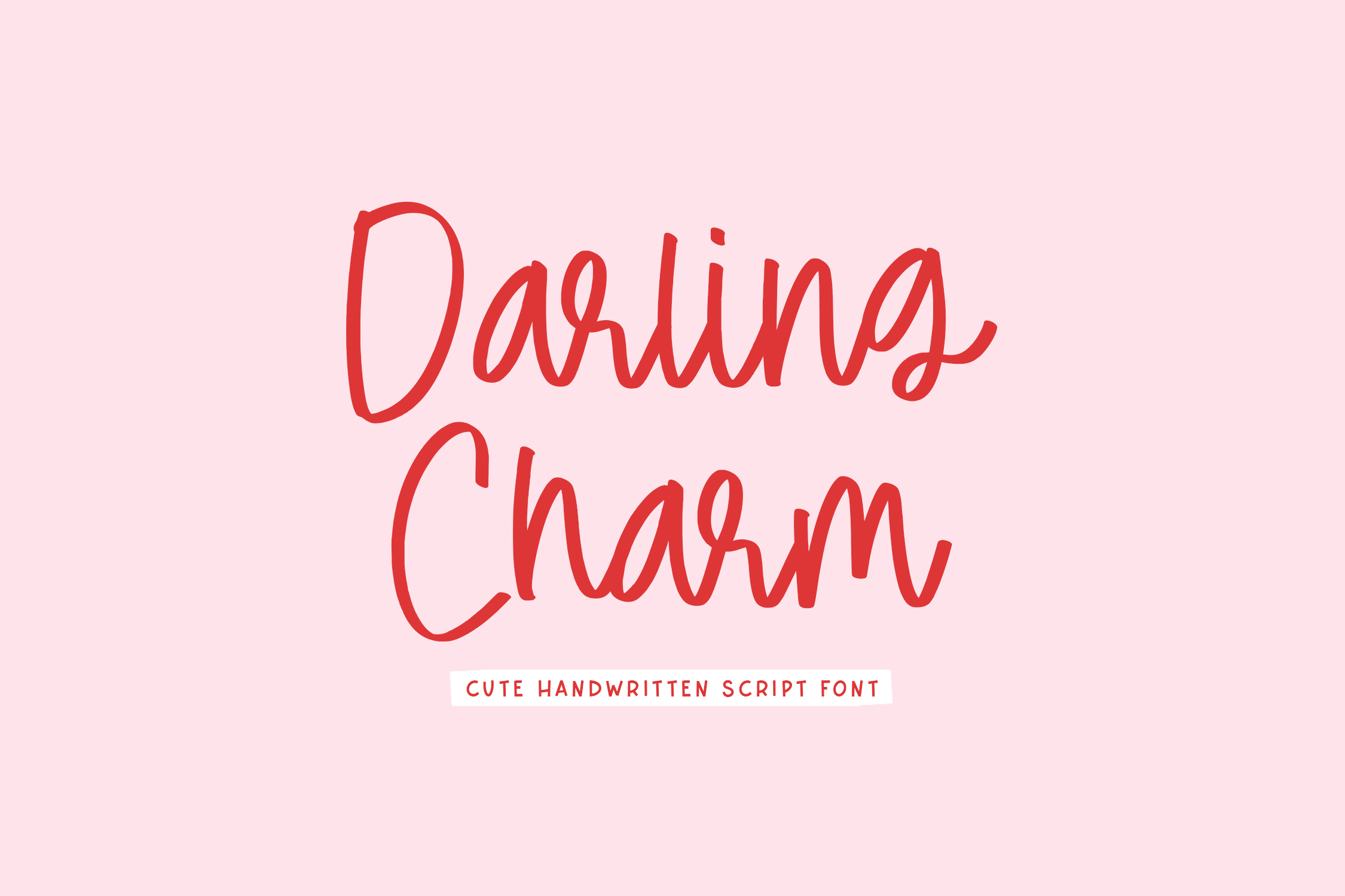 Darling Charm - Cute Handwritten Script Font