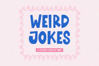 Weird Jokes - Playful Display Font